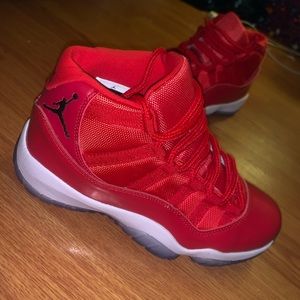 Red Jordan 11s